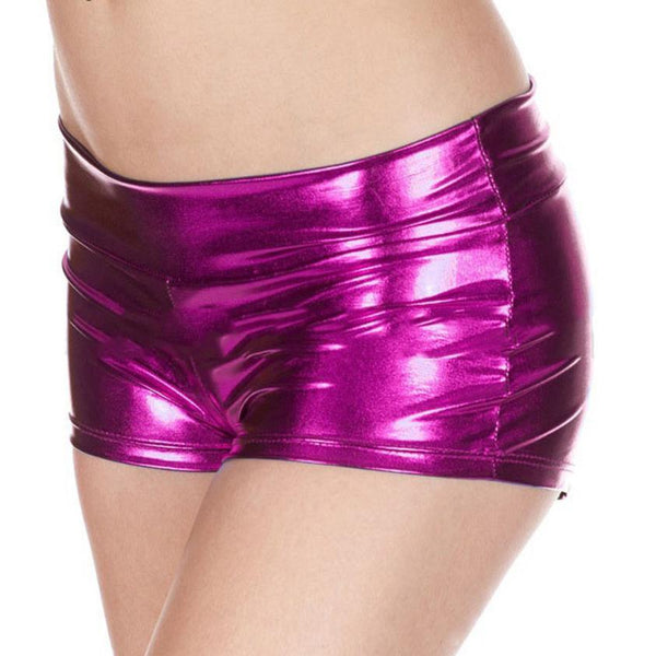 Women Short Underwear PU Leather Sexy Panties