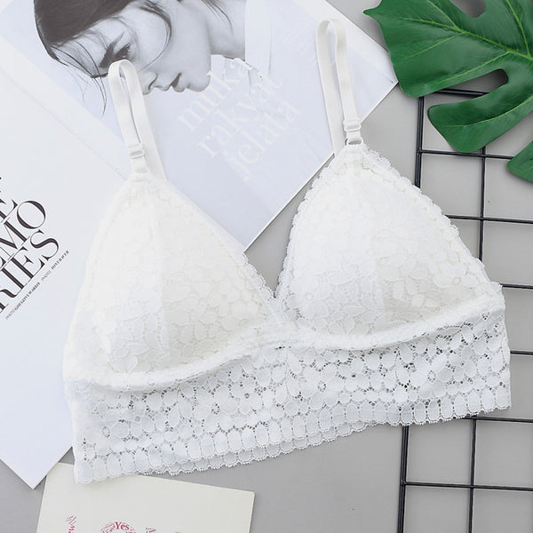 Femme Brassiere Brasier Mujer Lace Push Up Bra Wire Free Bra