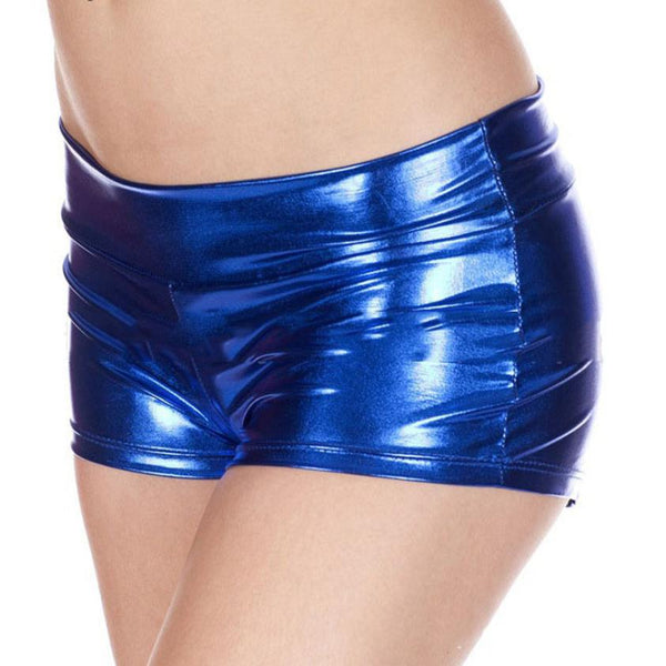 Women Short Underwear PU Leather Sexy Panties